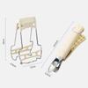 2Pcs Kitchen Stainless Steel Anti-Scalding Clips Portable Bowl Clamp Non-Slip Pan Gripper Kitchen Pot Clips Cooking Baking Tool