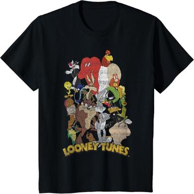 Kids Looney Tunes Group Shot Character Stack T-Shirt