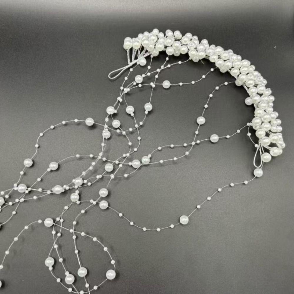 Elegant Bridal Pearl Hair Vine Romantic Wedding Hair Piece Pearl Hair Comb Banquet Event