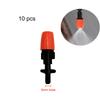 10pcs Atomizing Nozzle Drippers, Adjustable Garden Irrigation Nozzle, Micro Auto  Irrigation System Garden/Roof Cooling Nozzle
