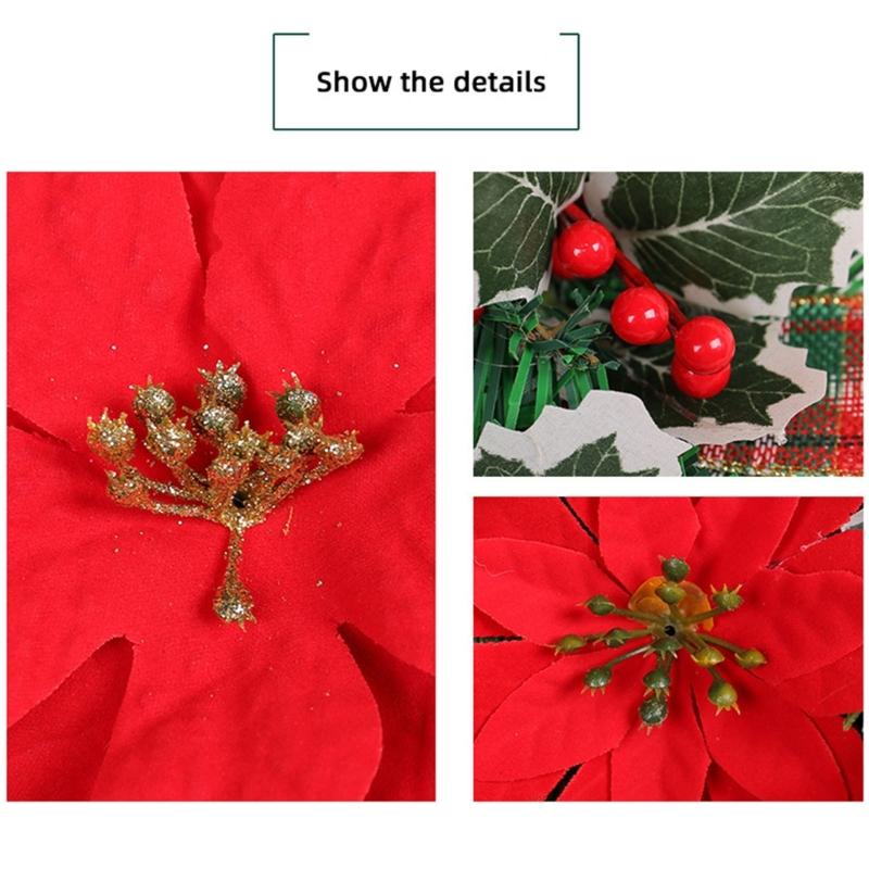 Beautifully Crafted Christmas Inverted Tree Wall Hangers Miniatures Your Home with Comfortable Texture Ornament