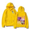 Autumn and Winter Casual Fashion Men Women Sweatshirt Kanye West Graduation Bear Reversible Printed Hooded Sweatshirt