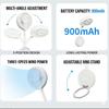 Mini magnetic fan, USB charging portable small fan, suitable for iPhone and magnetic phones and magnetic phone cases