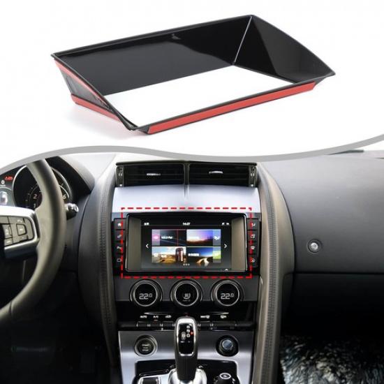 

Глянцева чорна накладка на екран навігації під рояльний лак для Jaguar F-TYPE X152 2013-2018