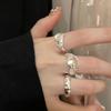 Moonstone Irregular Opening Ring, Women'S Personality Versatile Niche Light Luxury High-End Design Ring