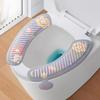 Bathroom Pad Waterpoof Toilet Seat Cover Soft Cartoon Closestool Mat Cute Washable Toilet Sticky Seat Pad Bathroom
