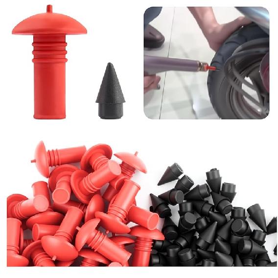 

100PCS Tire Plug Kit,Self-Service Flat Tire Repair Kit Including Screwdriver,Upgraded Thickened Adhesive-Covered Tires Repair Screws For Sudden Flat 90PCS