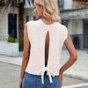Summer Knit Back-Slit Sweater Vest - Women's New Fashion Arrivals