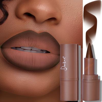 Lápiz Labial Mate 2 en 1 Delineador de Labios Altamente Pigmentado Delineador de Labios de Terciopelo Lápiz Delineador de Labios con Efecto Degradado Maquillaje de Labios Impermeable