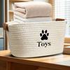 Storage baskets Woven Basket Woven Storage Basket Cube Decorative Box woven rope baskets for Nursery Living Room Clothes