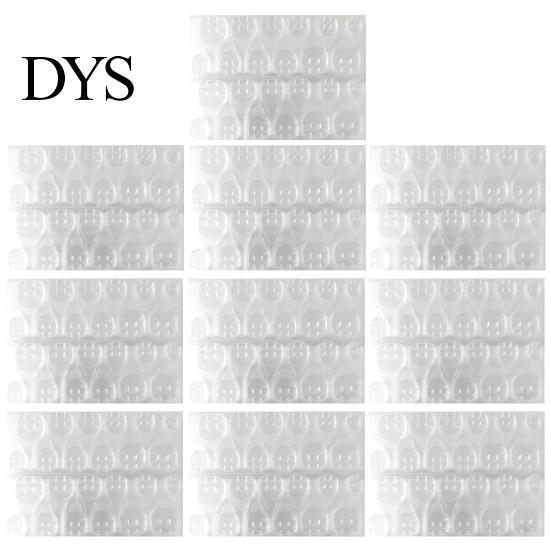 Transparent Nail Glue 10 Sheets Art Invisible Self Adhesive Waterproof Eco-friendly Easy to Apply Super Sticky Extend Nails Portable Double-Sided