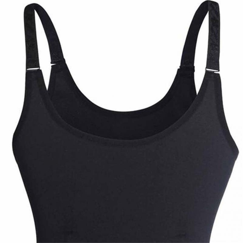 Tummy-Control Body Shaper for Weight Loss Waist Trainer Corset-Zipper Vest Body Shaper Cincher-Tank Top-Adjustable