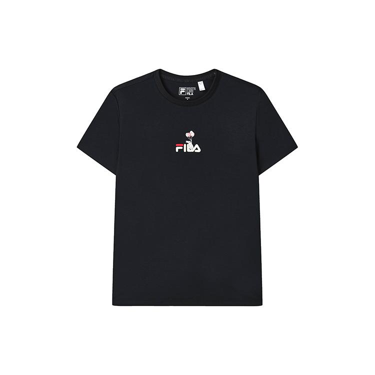 New FILA ORIGINALE T Shirt Women's Jet Black F11W329117FBK