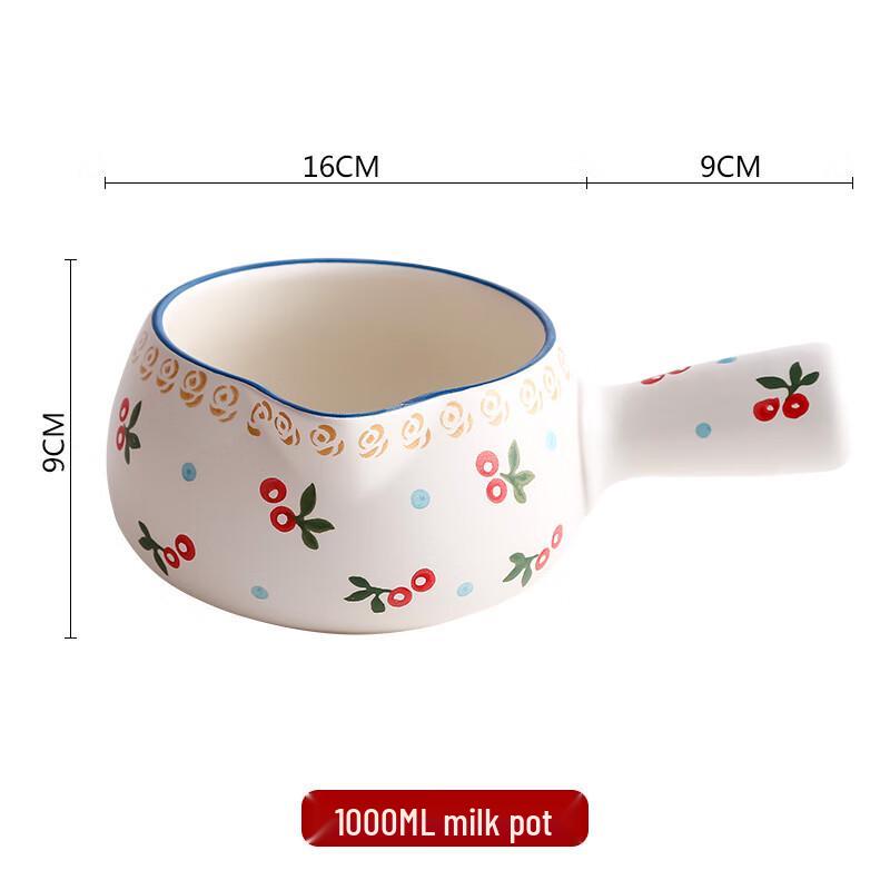 ZMR Ceramic Non-stick Mini Baby Food & Milk Pot