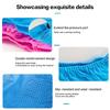 100Pcs Disposable Waterproof Shoe Cover Non-Slip Foot Cover Indoor Non-Woven Fabric Padded Overshoes Rain Mud-Proof Shoe Cover