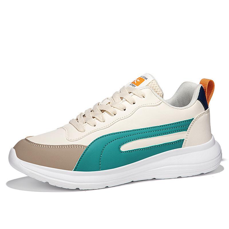 Men's Shoes New Leather Trendy Casual Board Shoes for Men and Women Versatile White Shoes for Students Soft Sole Comfortable Running Sports Shoes