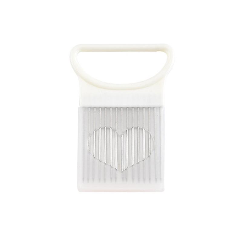 1PC Stainless Steel Onion Needle Onion Fork Vegetables Fruit Slicer Tomato Cutter Cutting Safe Holder Kitchen Accessories Tools