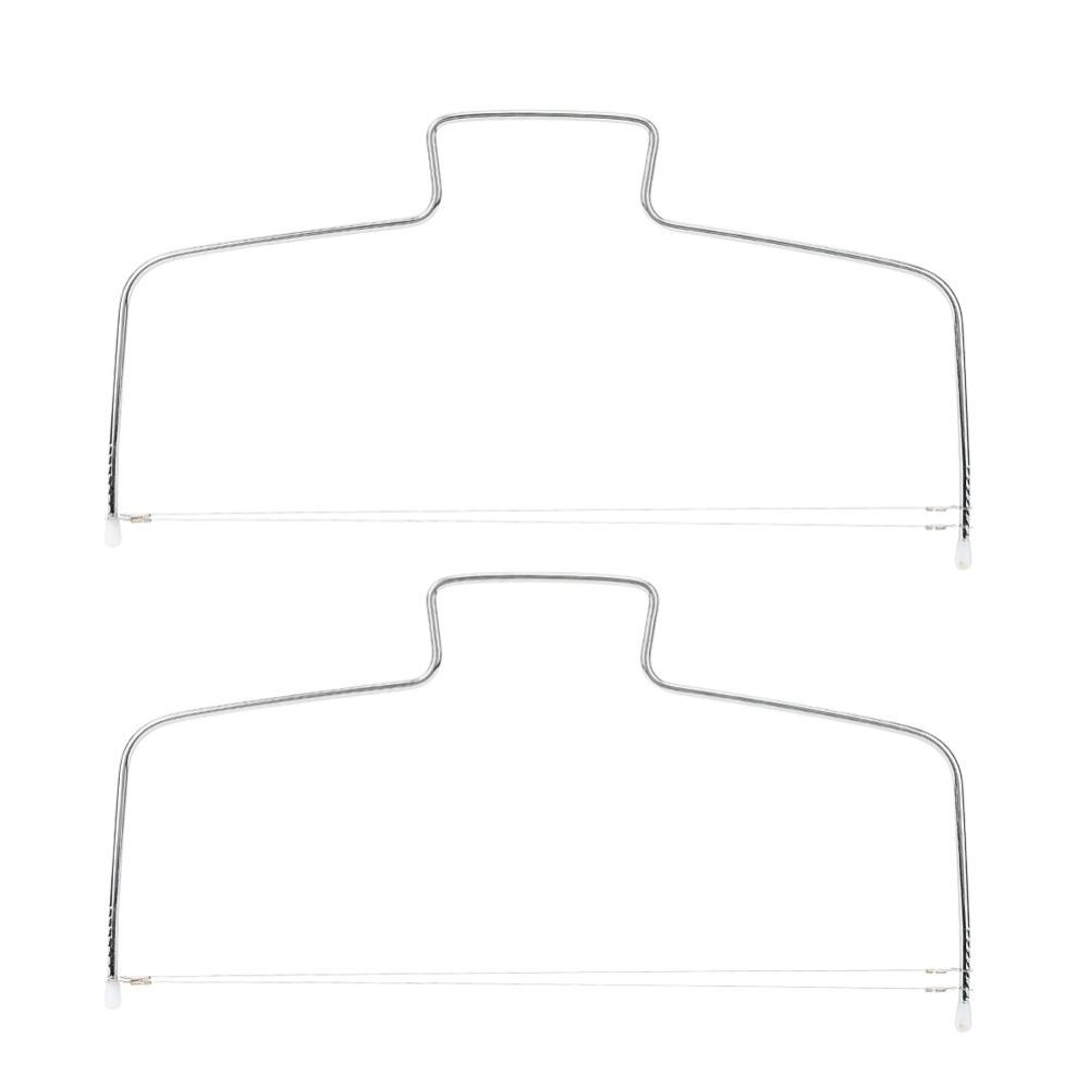 2pcs Wire Cutting Cake Slicer Bread Cutter  Home Baking Bakery Cake Shop Restaurant Kitchen Daily