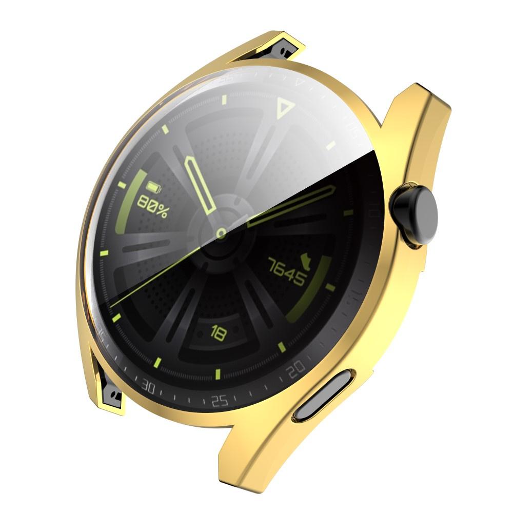 2in1 Case with Screen Protector for Huawei Watch GT 3 42mm, Gold