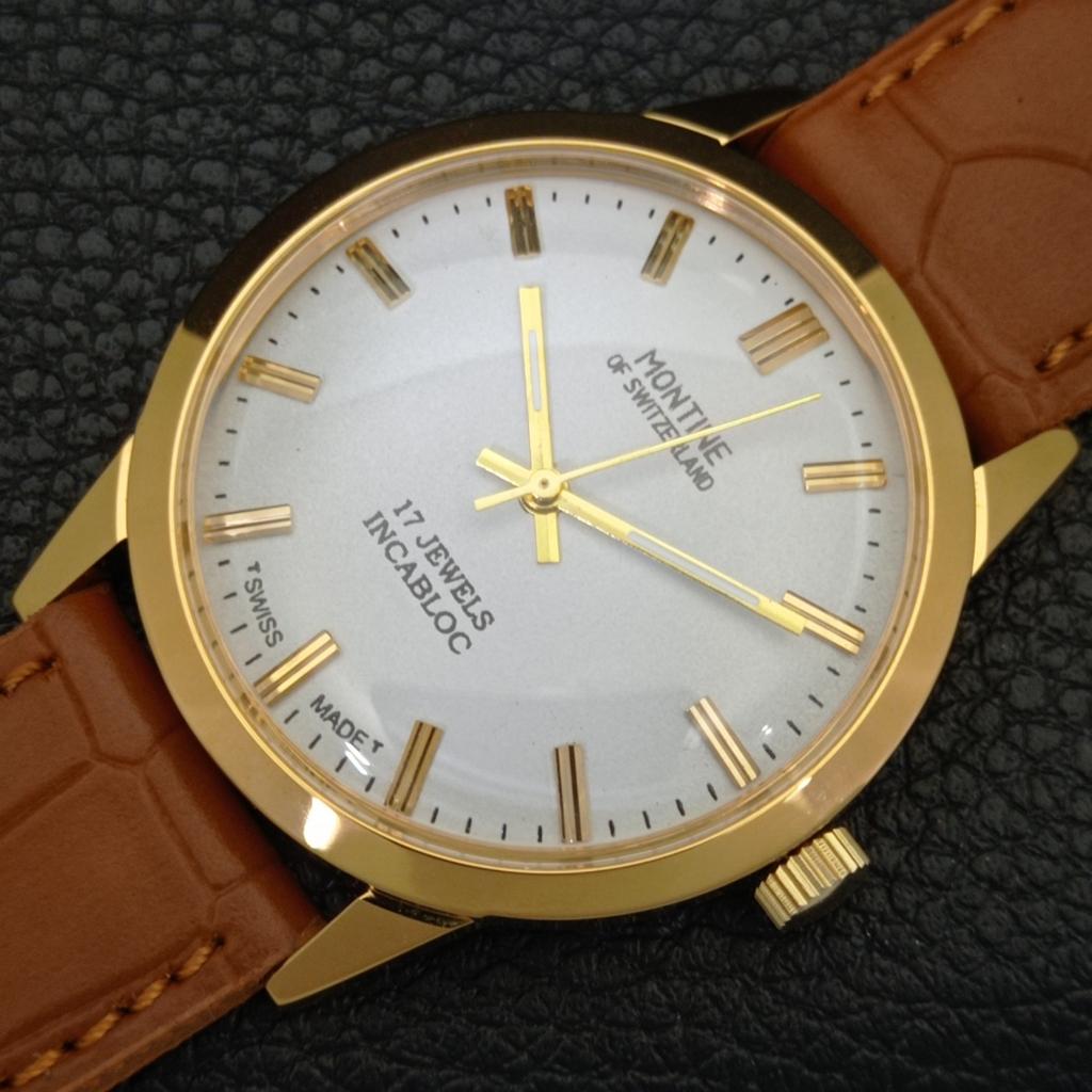 RENOVOVANÉ PÁNSKÉ PÁNSKÉ PÁNSKÉ HODINKY PÁNSKÉ PÁNSKÉ PÁNSKÉ HODINKY VINTERNÍ VINTAGE MONTINE 17J NAVÍJENÍ a285405-10 Montine-a285405-2