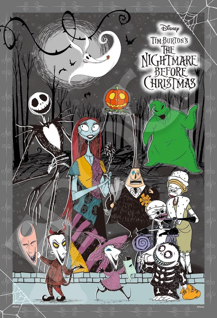 Epoch 300-teiliges Puzzle Disney Nightmare Before Christmas x mit Kleber und Spachtel, inklusive Dekorationsteilen EPOCH -Season's Screaming- (26