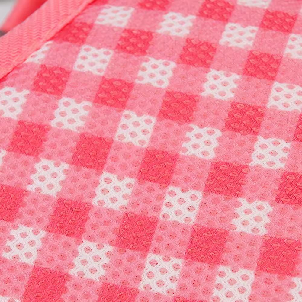 Checkered Pet Harness Kitten Strap Eye Catching Color Puppy Anti Loss Strap Outdoor  Adjustable Reflective Chest Strap