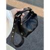 Girl Niche Design Edgy Motorcycle Underarm Bag New Retro Dumpling Handbag Fashion Women Single Shoulder Crossbody Storage Bag