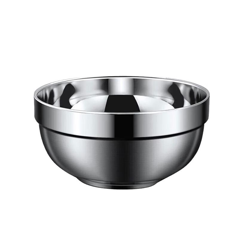 Ningzhao 304 Stainless Steel Double-Layer Insulated Bowl