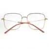 Gucci GG0445O 001 Oversized Square Gold Metal Eyeglasses for Women