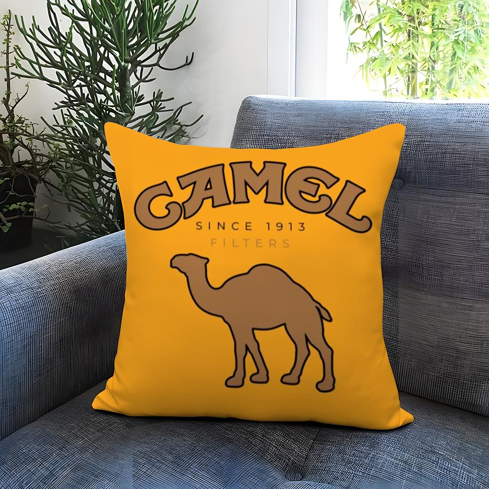 Luxury C-Camel Cushion Cover Comfortable Reversible Pillow Cover Ideal For Car Sofa Bedroom & Beyond
