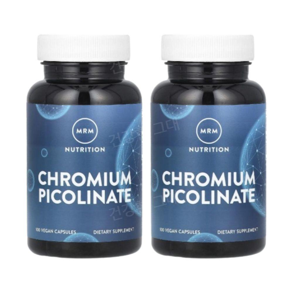 Chromium MRM Chromium Picolinate 200mcg 100 Capsules 2 pcs Picolinate