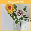 Wedding Photo Prop Artificial Dahlia 3head 3d With Silk Material For Studio And Reception Decor