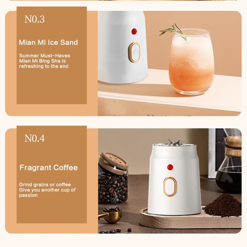 Portable Blender for Shakes and Smoothies Rechargeable Blender Fruit Juice Mixer for Travel/Picnic/Office/Gym/Sport