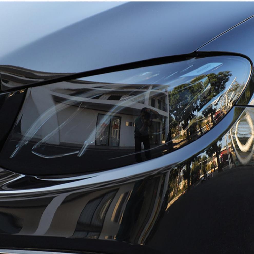 BMW 5 Series Smoked Headlight & Taillight Film - TPU Black Warrior MX1234