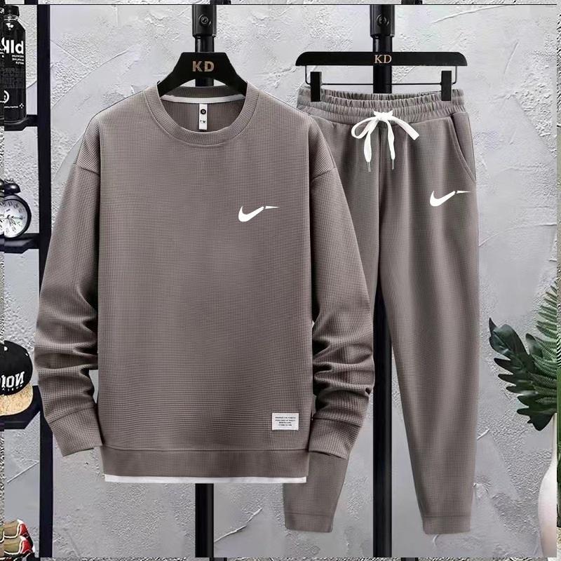 Crewneck Sweatshirt Joggingbroek Trainingspak Voor Mannen Zachte Casual Dagelijkse Set