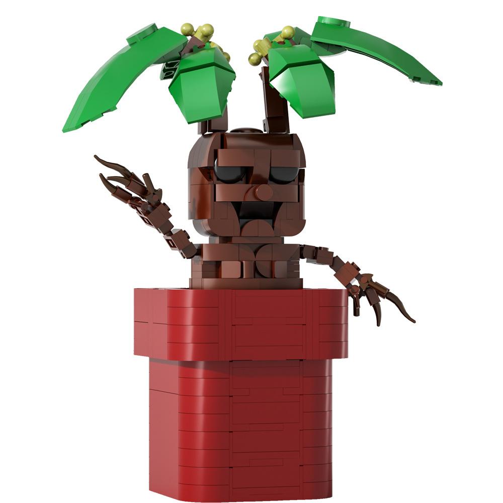 Potted Plant Mandrake Building Blocks Toys Model Diy Small Educational Grain