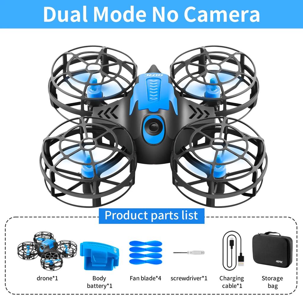 New V18 Mini Drone 3D Flip Headless Mode Drones Air Pressure Height Maintain RC Quadcopter Dron Children's Toy Gift