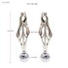 Chaquj Erotic Nipple and Labia Clamps with Gravity Ball Pendant