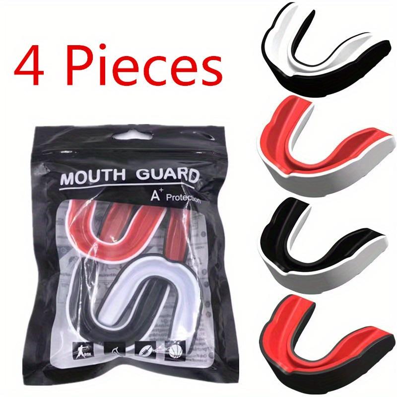 

4 Sets Of Mouthguard For Basketball, Karate, Football, Martial Arts, Boxing, MMA, With Mouthguard Case