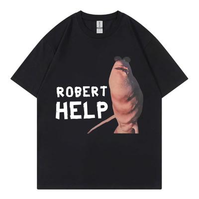 Marcus The Worm Robert Meme T-shirt For Men Women 100% Cotton T Shirts Short Sleeve Tops Unisex Breathable Tops
