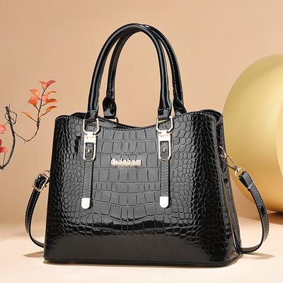 Stimmungsvolle und vielseitige Handtasche für Damen, neue Muttertasche, Tasche mittleren Alters, modische Umhängetasche mit großem Fassungsvermögen für Schwiegermütter