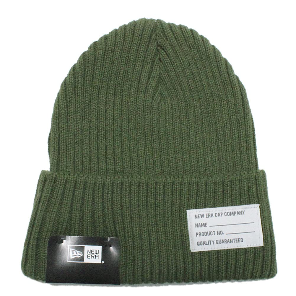 [New Era] MILITARY PATCH MILITARY KNIT CAP, Army Green