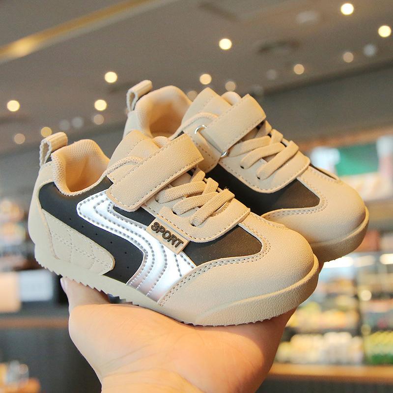 Kids Soft Sole Unisex Casual Sports Sneakers Boys Girls Breathable Training Board Shoes