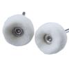 50Pcs Mini Grinding Sanding Head Abrasive Disc Felt 3mm Shank Buffing Wheel for Metal Polish Brush Drill Rotary Tool Accessories