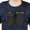 Running Vest Running Chest Pack Waterproof Running Chest Bag with Double Pockets for Men Women Trail Running Hiking Cycling Vest