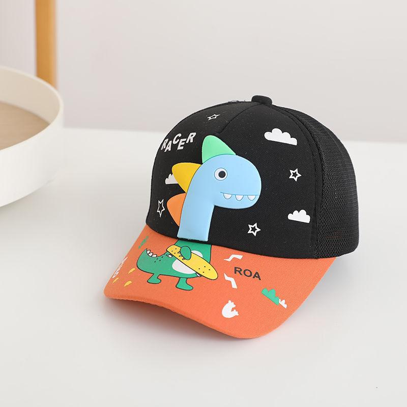 Cartoon Dinosaur Children Baseball Cap Cute Animal Kids Sun Hat Spring Corduroy Outdoor Boys Girls Peaked Caps Bonnet Gorras