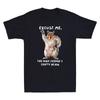 Excuse Me, Bird Feeder's Empty Again Funny Squirrel Quote Vintage Men's T-Shirt