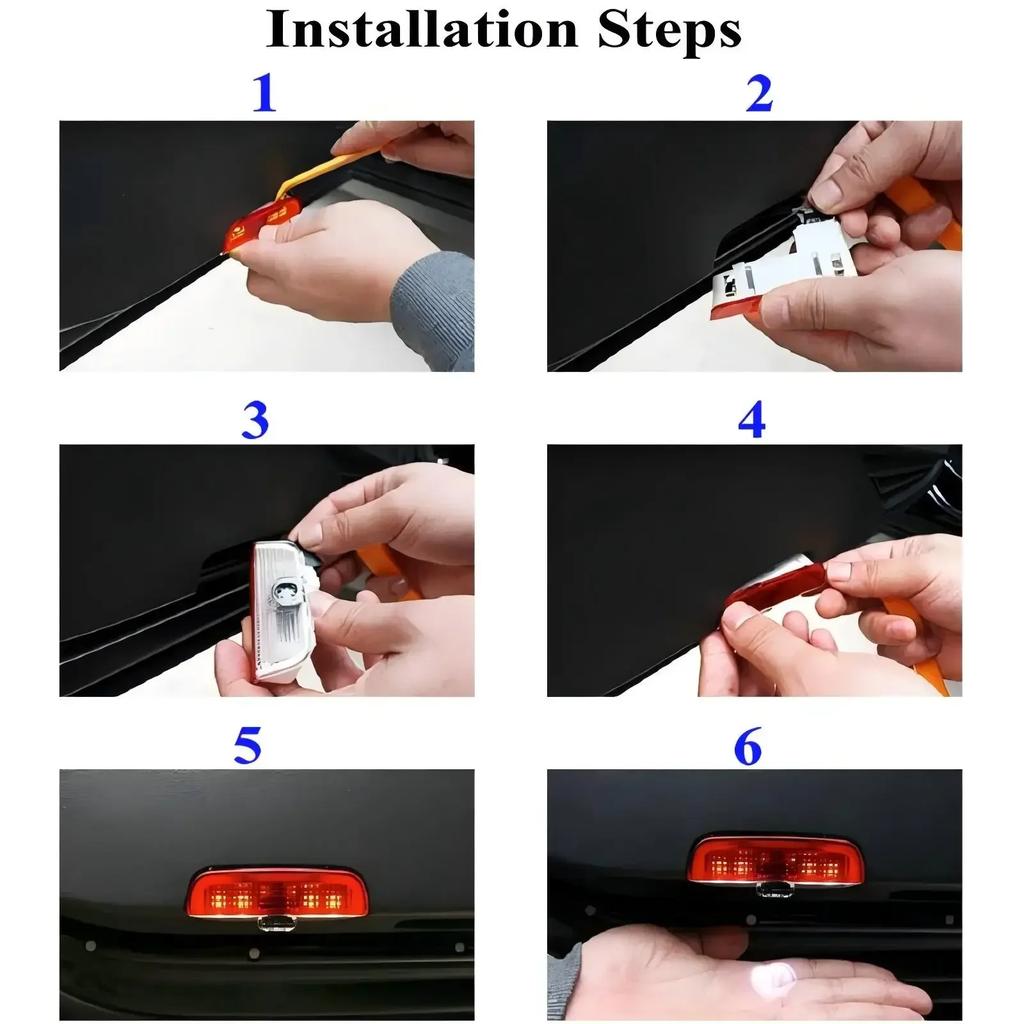 2PCS car LED logo door projection welcome light for VW R Golf 5 6 7 GTI GTD GTE 7N Touareg CC Passat B6 B7 B8 B9 C6 C7 C8 Tiguan