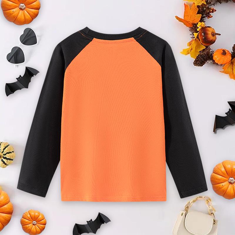 Barn Rundhals Raglan Långärmad Topp - 100% Ren Bomull, Mjuk och Hudvänlig