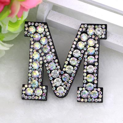 Shoes 3D Letters Applique High Quality 1PC Letters Patch Iron On Badge A-Z Popular For Clothes English Alphabet Hot Sale Rhinestone Bag Unique